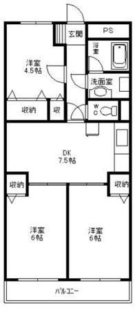 ブランドール湘南の物件間取画像